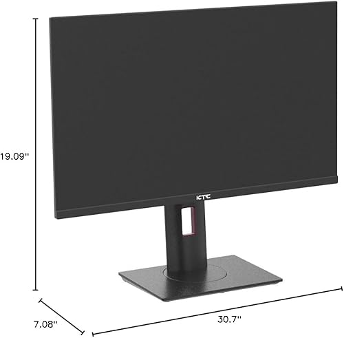 Miniatura 10 de KTC Monitor de juegos de 27 pulgadas 1440p 170Hz, 2K QHD 1ms GTG Fast IPS, HDR, HDMIUSB CDP, FreeSync y G-Sync, ajustable en giro, inclinación,