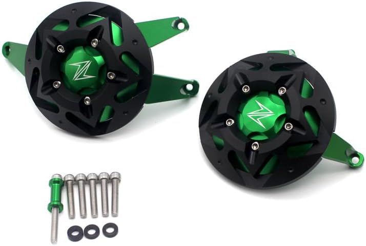 Miniatura 3 de KAnduo M Suitable for Kawasaki Z1000 Z1000SX 10-17 Z900 Anti-Fall Engine Anti-Fall Block Protection Block Side Cover Y (Color  Red)