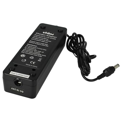 vhbw Cargador de baterías Compatible con Canon Selphy CP 780, CP780, CP790 Impresora   Adaptador de batería para Impresora fotográfica