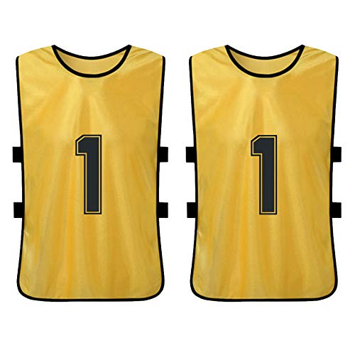 Andoer 6 PCS Pinnies de basquete infantil Camisas de basquete de secagem rápida Juventude Esportes S