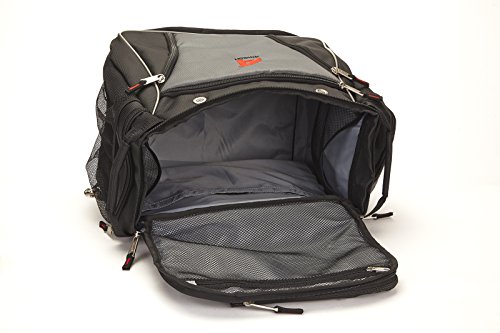 Athalon Heated Boot Bag, Grey/Black, Large #TOP3