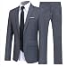 Traje de Hombre Traje Informal de Negocios de Dos Piezas Traje de...