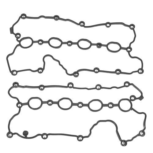Image of Engine Valve Cover Gasket for Audi A6 Quattro 4.2L V8 2008-2011 for Volkswagen Touareg 2008-2009 Replacement 079103484C 079103483T 2Pcs