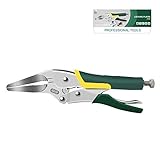 Opaco de alta calidad: 22 cm. Las pinzas de pico largo R están hechas de aleación de acero al cromo vanadio de alta calidad, con una dureza HRC55 HRC58, que no es fácil de formar durante el uso. Después del tratamiento térmico g n ral, el duret es más alto y más duradero.