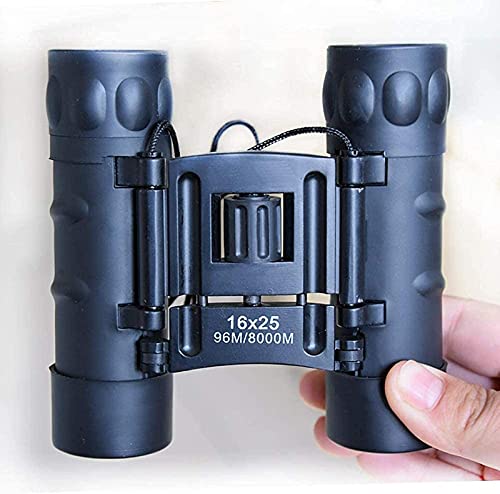 Jumelles télescope de voyage 16x25 portables haute définition pour l'observation en extérieur