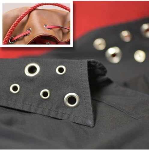 AEE® 2'li Kemer Delme Pensesi Seti - 6 Ayarlı Deri Delici Pense + Çıtçıt Makinesi - Düğme Takma Perçin Atma Deri Kemer Çanta Kumaş Kanvas Karton İçin - Görsel 6