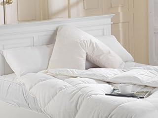 100% British Made Ethically Sourced Duck Feather Filled Luxury V Shaped Support Pillow With 100% Cotton Casing Perfect For Pregnancy and Offering Firm Support Whilst Breastfeeding  Free Pillowcase