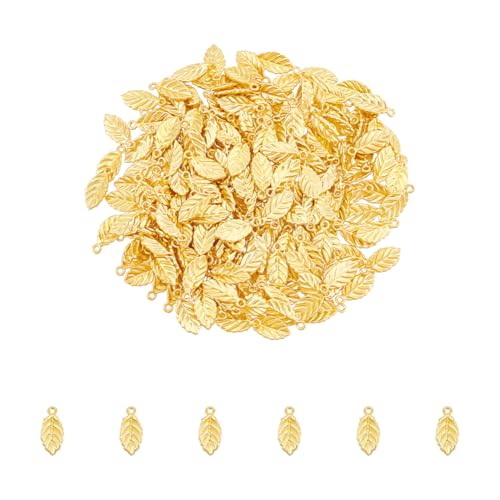 Unicraftale Aproximadamente 200 Dijes De Hoja Dorada, 15 Mm, Dijes De Hojas Vintage, Colgantes De Otoño, Colgantes, Collares, Colgantes De Aleación, Aretes Para Manualidades, Joyería Unicraftale Aproximadamente 200 Dijes De Hoja Dorada, 15 Mm, Dijes De Hojas Vintage, Colgantes De Otoño, Colgantes, Collares, Colgantes De Aleación, Aretes Para Manualidades, Joyería