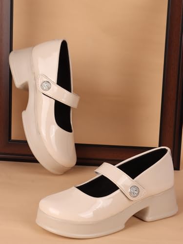 Image of SilverArrow Womens Velvet Bloom Women's Shoes|Bellies with Button Closure|Casual Wear