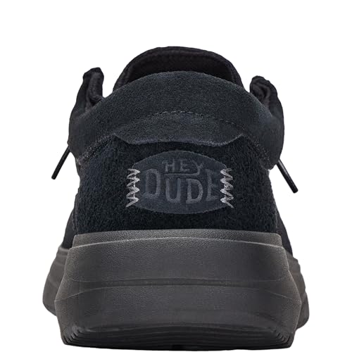 Image of HEYDUDE Men's Wally Comf Suede Slip-On Loafers | Lightweight Men's Casual Shoes | Extra Plush Midsole Padding for Everyday Wear