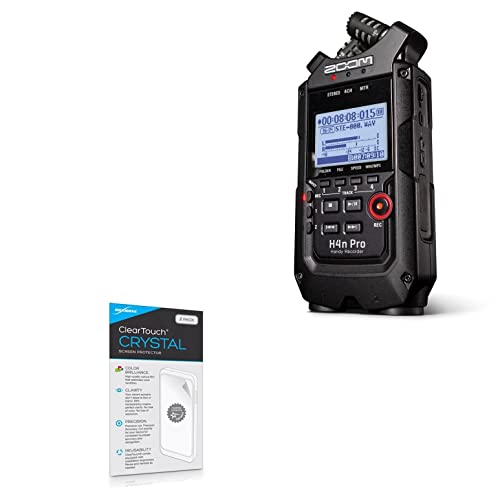 BoxWave Screen Protector Compatible with Zoom H4N Pro - ClearTouch Crystal (2-Pack), HD Film Skin - Shields from Scratches