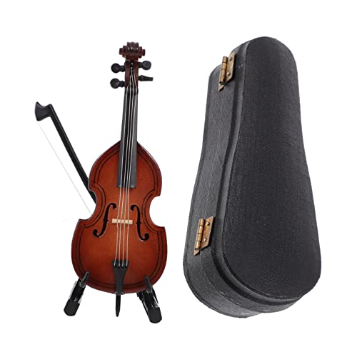TOPPERFUN 1 Unidade Modelo De Violoncelo Enfeite De Violino Mini Instrumento Tampo De Mesa Decoração