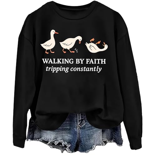 Walking By Faith Tripping Constantly Sweatshirt Walking By Faith Tripping Constantly Hoodie Unisex