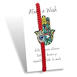 Pulsera Hilo Rojo del Destino con Mano de Fatima Pulsera Hamsa Mal de Ojo Pulsera de la Buena Suerte y protección Amuleto para el Mal de Ojo Pulsera Ojo Turco Pulsera Cabalá Trenzado