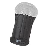 Altabebe AL2003-12 Winterfußsack Nordic Kollektion für Babyschale und Car Seat, Gruppe 0+, schwarz-hellgrau