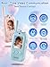 Upgraded Kids Video Walkie Talkies with Real-Time Two-Way Video, No WiFi or App Required, Long Range Outdoor Up to 1600FT, Rechargeable Video Intercom Toy for Boys & Girls Ages 3–12 (Blue & Pink)