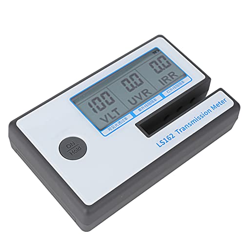 Medidor de Prueba Solar Portátil, Medidor de Transmisión de Automóvil de Película Solar Tintada LS162, Medidor de Rechazo UV IR, Medidor de Transmisión de Luz Visible 3 en 1, IR