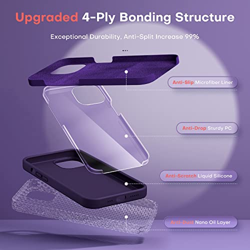 TOCOL Silicone for iPhone 14 Plus Case 6.7-Inch - Image 4