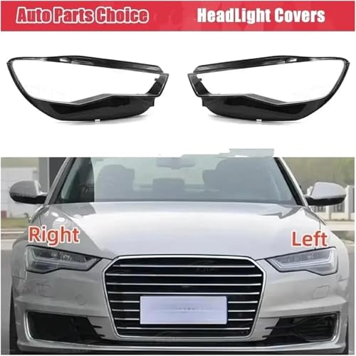 Cache-phares droit pour Audi A6 A6L C7 2016-2018 optique transparent