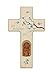 Produktbild Neumeyer Kinderkreuz Holzkreuz, Tonengel, Holz, Ton, Natur, 20 x 12 x 2 cm