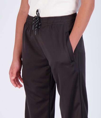 Real Essentials Meninos Pacote Com 3: Calças De Moletom Malha Ativas Para Meninos, Corrida, Basquete