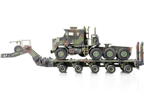 Panzerkampf Us Oshkosh M1070 Tank Transporter Tractor Truck Nato Livery 1/72 Diecast Tank Pre-Builded Model #TOP3