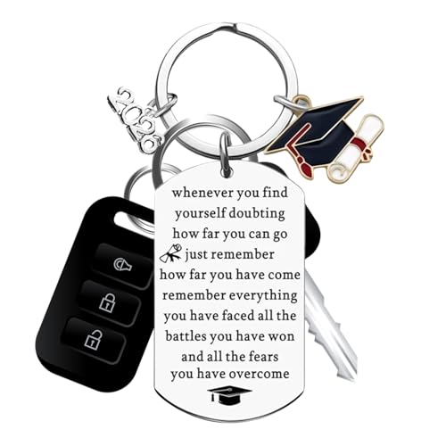 Colgante de graduación genérico promoción 2026 | Recuerdo para graduados universitarios | Encanto bolsa de universidad – Para fiesta de cumpleaños evento especial regalo niña niño amigo, Uno, Se