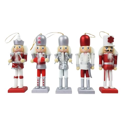 VALICLUD HöLzerne Nussknacker Puppe AnhäNger 14X14X14Cm...