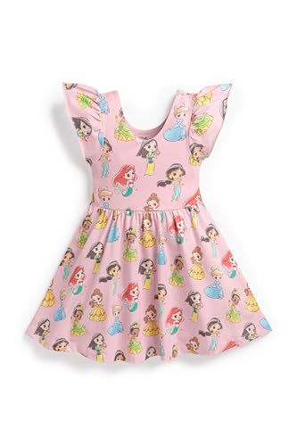 Image of monica + andy Short Sleeve Let's Dance Dress, Organic Cotton Playwear Clothes for Girls, Kids, Toddler & Infant Sizes