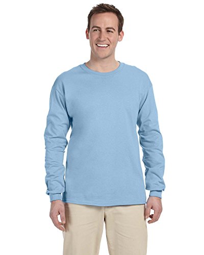 Amazon.com: Gildan Men's Double Needle Rib Knit T-Shirt, Light