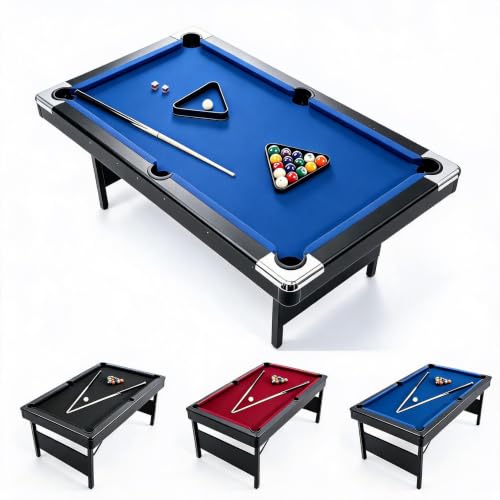 Garvee 7ft Blue Folding Pool Table