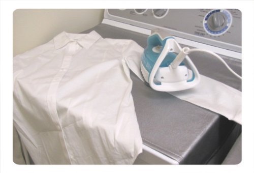 Viziflex Portable Ironing Mat with Magnets - Heat Resistant - Work on Top of Any Safe Flat Surface. Measures 36” X 20.5”