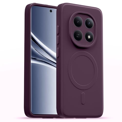 Image of Back Cover | MagFit Ring Design (Non-Magnetic) | Shockproof Case | Anti-Slip Grip | Raised Camera Edges | Slim Protective Case for Mi Redmi Note 15 5G / Note 15 SE 5G / Poco M8 5G (Purple)