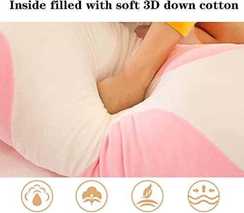 Image of Long Cat Plush Pillow Soft Cat Hugging Pillow Stuffed Animal Pillow Cute Kitty Sleeping Throw Pillow Gift for Kids