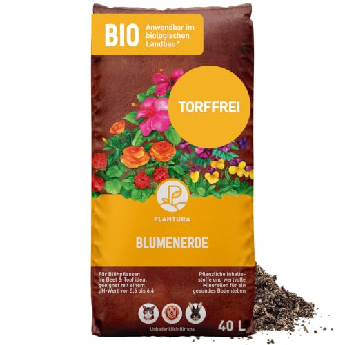 Plantura Bio-Blumenerde, 80 L