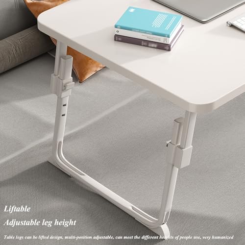 Table de lit pliante pour ordinateur portable avec porte-gobelet