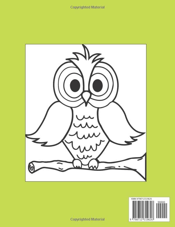 Owls Coloring Book for Kids with Facts: Owl Kids Coloring Book +Fun Facts to Read about The Little Owls Night & Day,Children Activity Book for Boys & ... Best Birthday Gift for Owl Facts Lovers! image 3