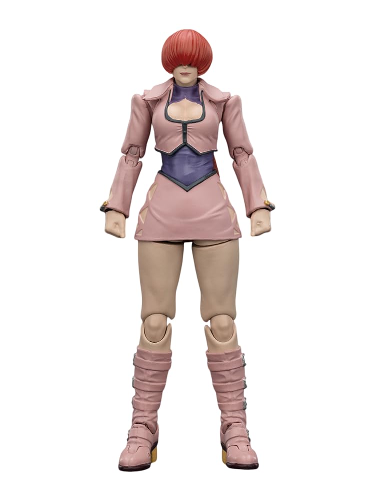 JOYTOY SNK 1/18 Action Figure KOF '98UM Orochi Team Shermie 4.4" Painted Finished Model Collectible Figurine Gifts