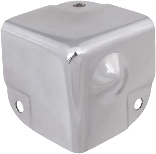 8Pcs Galvanized Tool Box Corner Protectors Aluminum Box Angle Guard Metal Wrap Angle