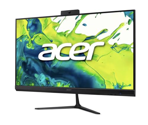 Image of Acer Aspire 27 All-in-One Desktop, 27 inch IPS FHD Display, AMD Ryzen 7 5825U (Ryzen 7 5000 Series), 32GB DDR4, 2TB SSD, Wi-Fi 6E, Webcam, Bluetooth 5.3, Windows 11 Pro, with DKZ USB Port Expander