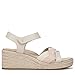 Vionic Womens Saratoga Espadrille Sandals Cream/Cameo Rose 5 M