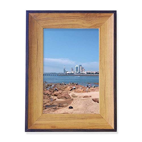 Marco de fotos de playa, playa, playa, edificio, exposición, arte, pintura de escritorio
