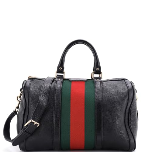 Gucci, Pre-Loved Vintage Web Boston Bag Medium