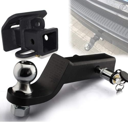 XNYXLPP Montaje de Bola de Enganche de Remolque, Receptor de Enganche de Remolque de Parachoques Trasero, Kit de Receptor de Enganche de Remolque de Parachoques Trasero, para Coche
