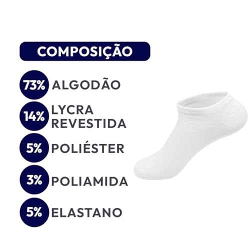 Kit 5 Cuecas Boxer 781 Sem Costura + 3 Pares de Meias