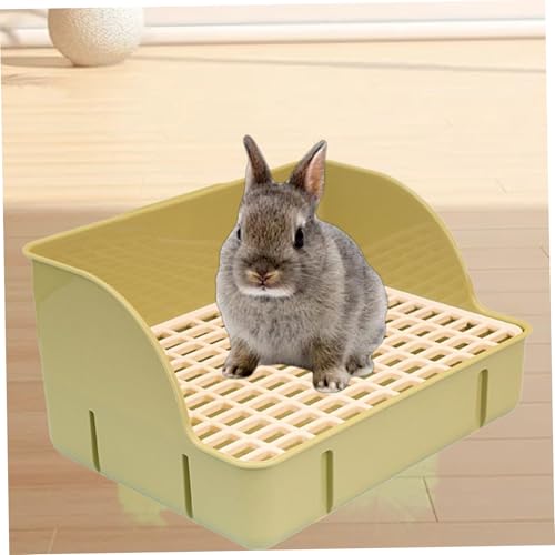 Caja de arena para conejos ideal para mantener limpia la zona de juego 5