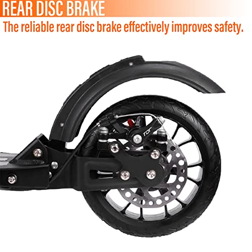 Futchoy Step, kickscooter voor volwassenen en kinderen, met vering, 200 mm, inklapbaar, in hoogte verstelbaar… - Afbeelding 8