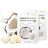 DAMAICHUHAI Coconut Candy,Asian Candy,Rich Coconut Flavor, Smooth Texture, Ready to Eat Straight from the Bag, a Casual and Satisfying, 27g*2,54g/1.9oz.