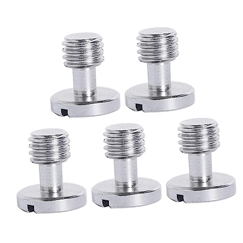 iplusmile 5 pièces Vis de Trépied pour Caméra Lot de Vis à Dégagement Rapide pour Accessoires de Caméra Fixation Pratique et Simple