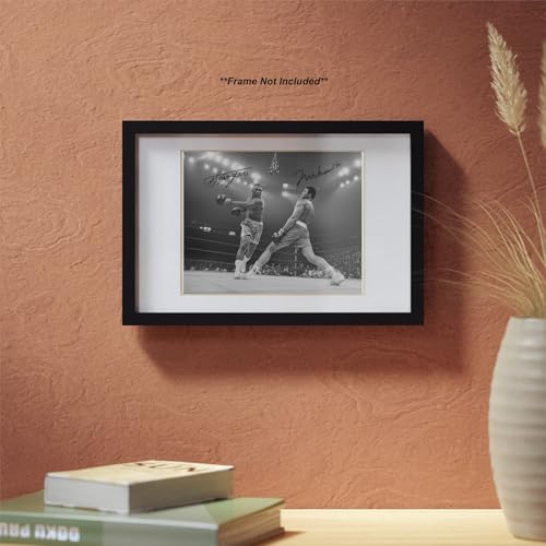 Ikonic Fotohaus Muhammad Ali Joe Frazier Boxing Legends Signed Photo Autograph Print Wall Art Home Decor thumb #4